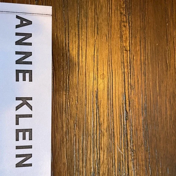 Anne Klein Navy Blue Flats with Silver Accent - Picture 8 of 9